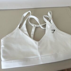 Gymshark White Sports Bra